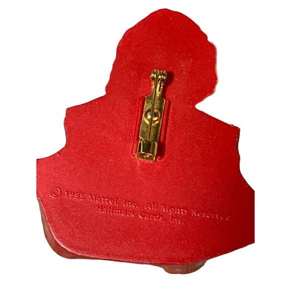 Hallmark/ Mattel Barbie Christmas Pin/ Brooch 1995 - Picture 5 of 10